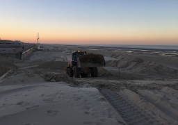 VIDEO: la piste de l'Enduropale est en préparation sur la plage du Touquet