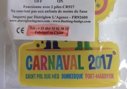 Carnaval de Dunkerque : le pin's chinois qui passe mal au Front National