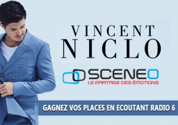 GAGNEZ VOS INVITATIONS POUR LE CONCERT DE VINCENT NICLO AU SCENEO DE LONGUENESSE