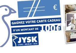 VOTRE BON DE 100€ AVEC JYSK COQUELLES