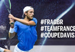 Quart de finale de la Coupe Davis : le loonois Lucas Pouille remporte le premier match !