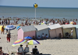 On peut se baigner tranquille à Berck sur mer avec le label pavillon bleu !