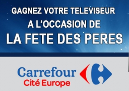 GAGNEZ VOTRE TELEVISEUR AVEC CARREFOUR COQUELLES