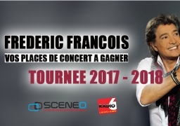 Gagnez vos places pour le concert de Frédéric François au Scénéo