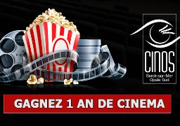 1 an de cinéma à gagner avec le Cinos de Berck