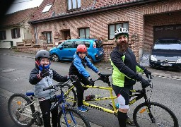 Frédéric et son fils vont parcourir 1000km à vélo entre Monaco et le Touquet pour sensibiliser à l'autisme