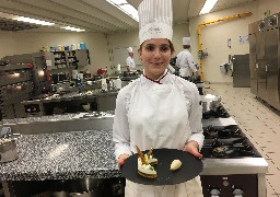 Touquet: Diane Gilmer, élève au lycée hôtelier participe à la sélection régionale du Championnat de France de Dessert