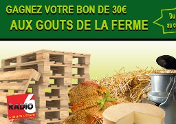 Gagnez votre bon de 30€ avec AUX GOUTS DE LA FERME