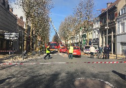 Calais : un café ravagé par un incendie, 2 pompiers blessés