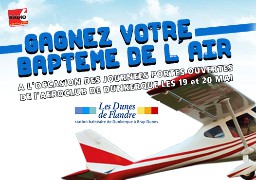 Gagnez votre baptême de l'air avec l'aéroclub de Dunkerque