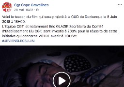 Avenir du nucléaire : la CGT va diffuser un film vendredi à Dunkerque !