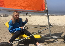 Camiers: Elsa Delaval a décroché son premier titre de Championne de France de char à voile