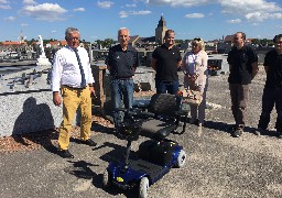 Berck: le cimetière désormais équipé d'un scooter