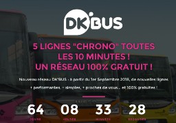 Au premier septembre, le réseau DK Bus Marine sera totalement gratuit !