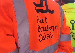 La visite du chantier de Calais port 2015 est complète