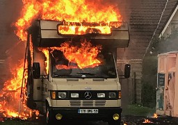 Touquet : un camping-car prend feu dans le quartier Quentovic