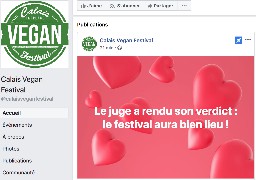 Calais festival Vegan : annulé par la ville, la justice l'autorise !