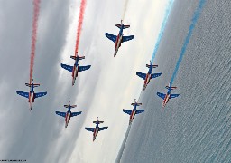 Le Touquet : la patrouille de France va s'entraîner cet aprés midi 