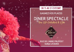 Vos invitations pour le Cabaret de Licques à gagner cette semaine avec Radio 6