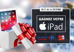 Carrefour Coquelles vous offre un Ipad (Carrefour Coquelles est ouvert les dimanches de décembre)