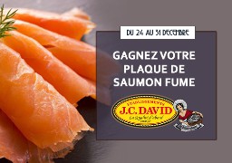 Gagnez votre plaque de Saumon Fumé avec JC David à Boulogne Sur Mer