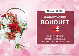 [Jeu Antenne] - Gagnez votre bouquet d'une valeur de 60€ avec DANS MA NATURE à la Capelle Les Boulogne