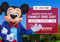 [Jeu SMS] - Partez en famille à Disneyland Paris grâce à Radio 6