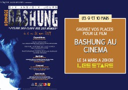 [Jeu Web] - Gagnez vos places pour BASHUNG au Cinéma - Avec Les Stars de Boulogne / Mer