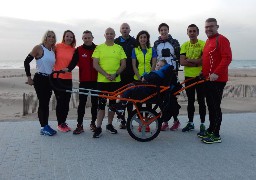 Calais : une association pour aider le jeune Terence à courir le marathon de Paris en joëlette