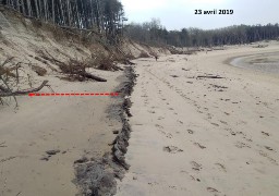 La Baie d'Authie continue de reculer... 