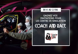 [Jeu Antenne] - Pilotez grâce à COACH AND RACE à Le Portel