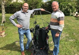 Traverser la Manche en paramoteur : le beau cadeau d'un fils à son père