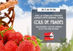 [Jeu Antenne] - Gagnez votre colis de fraises avec la ferme des fraisiers de Landrethun Les Ardres