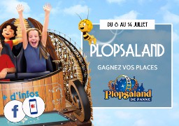 ROUE AUX CADEAUX - Gagnez vos entrées pour Plopsaland