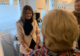 Marlène Schiappa à Berck pour le lancement d'un nouvel outil de lutte contre les violences conjugales