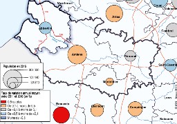 L'arrondissement d'Abbeville, un territoire confronté à une baisse de la population et un marché du travail qui se dégrade