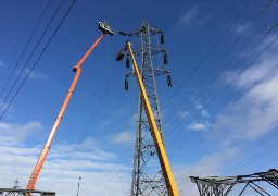 Les pylônes électriques entre Grande-Synthe et Holque avaient 50 ans.