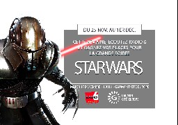 Jeu Antenne - Gagnez 2 places pour la soirée Star Wars au Gaumont Cité Europe