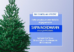 Jeu Antenne  Gagnez votre sapin Nordmann avec COTE NATURE à Abbeville