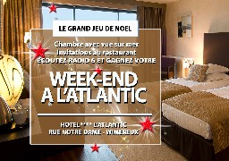 GRAND JEU DE NOEL - Gagnez votre week end COCOONING à l'hôtel Atlantic de Wimereux