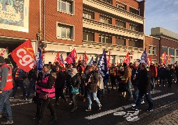 Plus d'un millier manifestants à Calais contre la réforme des retraites