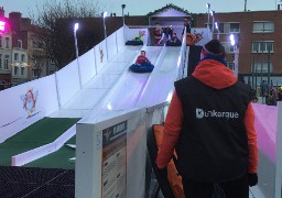 A Dunkerque, la grande roue, la piste de luge et la patinoire de Noël font le plein !