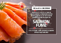 Gagnez votre plaque de saumon fumé avec Jc David à Boulogne Sur Mer