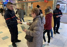 Les sapeurs pompiers d'Abbeville en grève contre la baisse d'effectifs