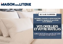 Gagnez votre duo d'oreillers à mémoire de forme et un matelas avec Maison de la Literie