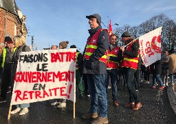 Abbeville : 200 personnes mobilisées contre la réforme des retraites hier