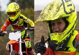 A 12 ans, Mathieu Alart participe à son premier Enduropale dans la catégorie Espoirs 