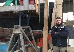 Rencontre avec un jeune charpentier de marine sur le chantier du dundee Lorette à Calais