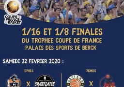 Basket: Berck accueille les 16e et 8e de finales du Trophée Coupe de France