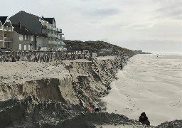 Le cordon dunaire de Fort-Mahon rongé par les tempêtes